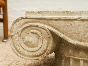 Architectural Ionic Column Capital Coffee Table