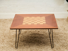 Load image into Gallery viewer, Vintage Checker Board Coffee Table
