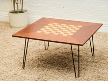 Load image into Gallery viewer, Vintage Checker Board Coffee Table
