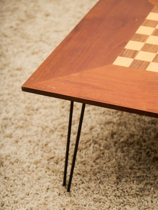 Vintage Checker Board Coffee Table