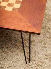 Load image into Gallery viewer, Vintage Checker Board Coffee Table
