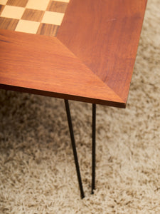 Vintage Checker Board Coffee Table