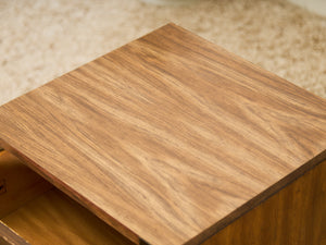 Pair of Vintage Formica Campaign Nightstands