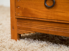 Load image into Gallery viewer, Pair of Western Style Solid Wood Nightstands with Ring Pulls

