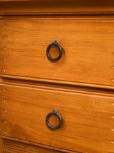 Load image into Gallery viewer, Pair of Western Style Solid Wood Nightstands with Ring Pulls
