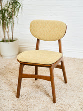 Load image into Gallery viewer, Set of 6 Mid-Century Modern Style Dining Chairs in Green Upholstery
