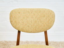 Load image into Gallery viewer, Set of 6 Mid-Century Modern Style Dining Chairs in Green Upholstery
