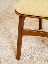 Load image into Gallery viewer, Set of 6 Mid-Century Modern Style Dining Chairs in Green Upholstery
