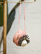 Load image into Gallery viewer, Small Faux Leather Pink Floral Purse
