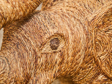 Load image into Gallery viewer, Large Twisted Rattan Elephant Sculpture

