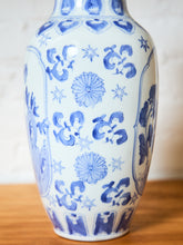 Load image into Gallery viewer, Antique Ming style 1940’s Chinese Blue and White Vase
