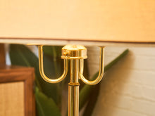Load image into Gallery viewer, Brass Hollywood Regency Lamp
