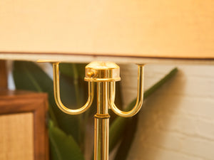 Brass Hollywood Regency Lamp