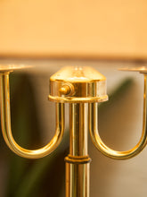 Load image into Gallery viewer, Brass Hollywood Regency Lamp
