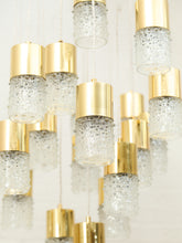 Load image into Gallery viewer, Multi-Light Mid-Century Bubble Glass Chandelier
