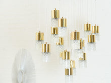 Load image into Gallery viewer, Multi-Light Mid-Century Bubble Glass Chandelier
