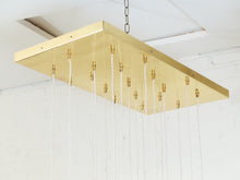 Load image into Gallery viewer, Multi-Light Mid-Century Bubble Glass Chandelier
