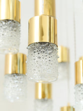 Load image into Gallery viewer, Multi-Light Mid-Century Bubble Glass Chandelier
