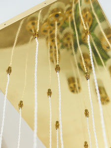 Multi-Light Mid-Century Bubble Glass Chandelier