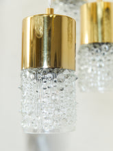 Load image into Gallery viewer, Multi-Light Mid-Century Bubble Glass Chandelier
