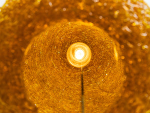 Yellow Spaghetti Pendant 1960s Hanging Lamp