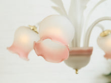 Load image into Gallery viewer, Post Modern Pink Flower Italian Murano Chandelier
