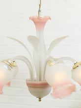 Load image into Gallery viewer, Post Modern Pink Flower Italian Murano Chandelier
