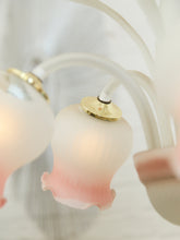 Load image into Gallery viewer, Post Modern Pink Flower Italian Murano Chandelier
