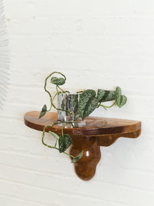 Myrtle Wood Art Deco Shelf