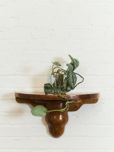 Myrtle Wood Art Deco Shelf