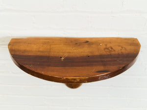Myrtle Wood Art Deco Shelf