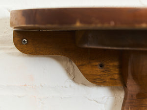Myrtle Wood Art Deco Shelf
