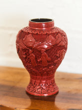 Load image into Gallery viewer, 1930s Vintage Cinnabar Vase

