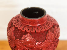 Load image into Gallery viewer, 1930s Vintage Cinnabar Vase
