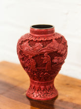 Load image into Gallery viewer, 1930s Vintage Cinnabar Vase
