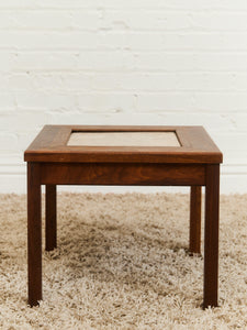Brown Saltman John Keal Vintage Tile Table