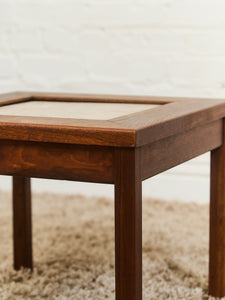 Brown Saltman John Keal Vintage Tile Table