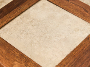 Brown Saltman John Keal Vintage Tile Table