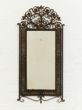 Load image into Gallery viewer, American Made Cast Iron Mirror circa 1920’s

