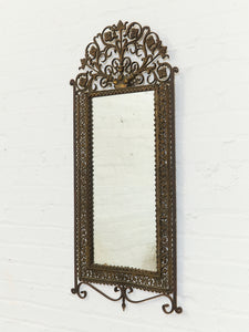 American Made Cast Iron Mirror circa 1920’s