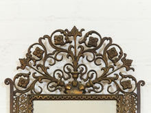 Load image into Gallery viewer, American Made Cast Iron Mirror circa 1920’s
