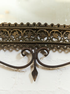 American Made Cast Iron Mirror circa 1920’s