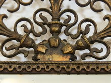 Load image into Gallery viewer, American Made Cast Iron Mirror circa 1920’s
