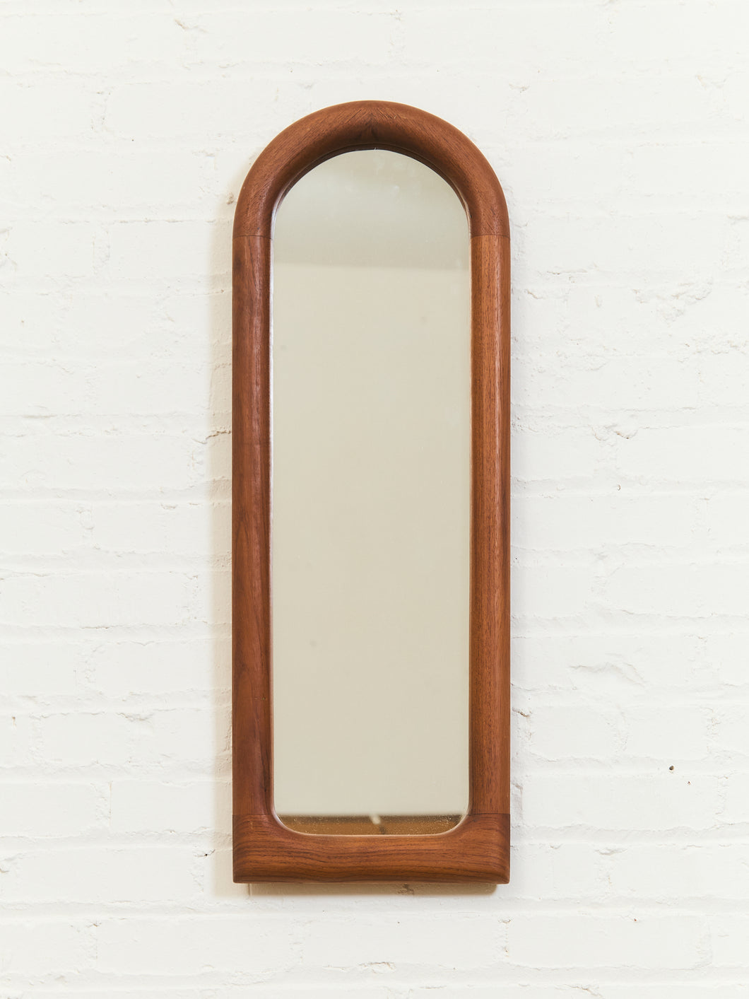 Danish Teak Arc Mirror