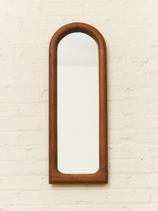 Danish Teak Arc Mirror