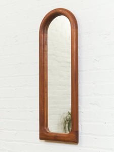 Danish Teak Arc Mirror