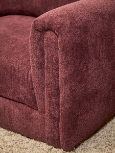 Harlow Sectional in Plum