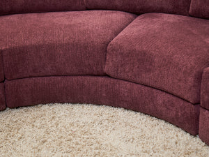 Harlow Sectional in Plum