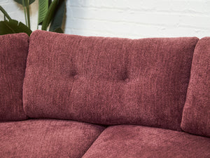 Harlow Sectional in Plum