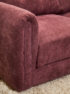 Harlow Sectional in Plum
